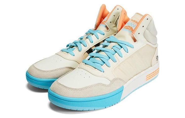 adidas Hoops 3.0 Mid Shoes 'Beige Blue' HP9946