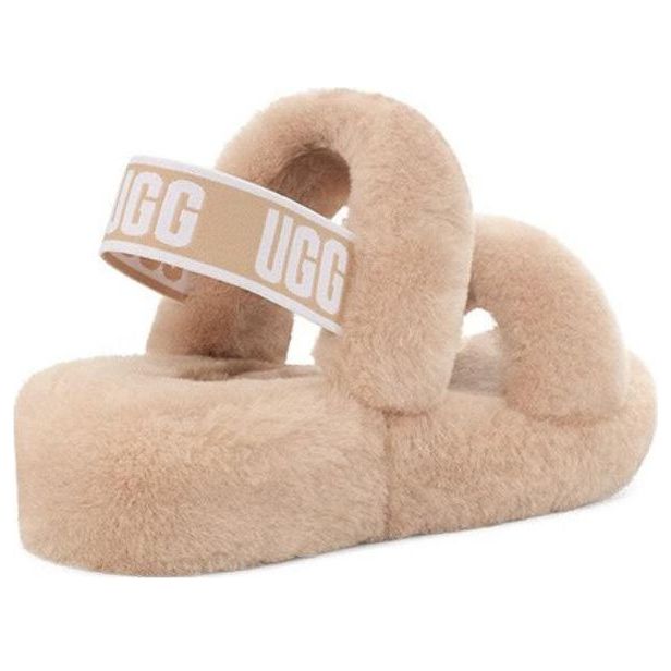 (WMNS) UGG Oh Yeah Slide 'Driftwood' 1107953-DRI