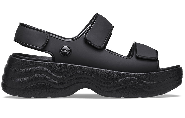(WMNS) Crocs Skyline Sandals 'Black' 208183-001
