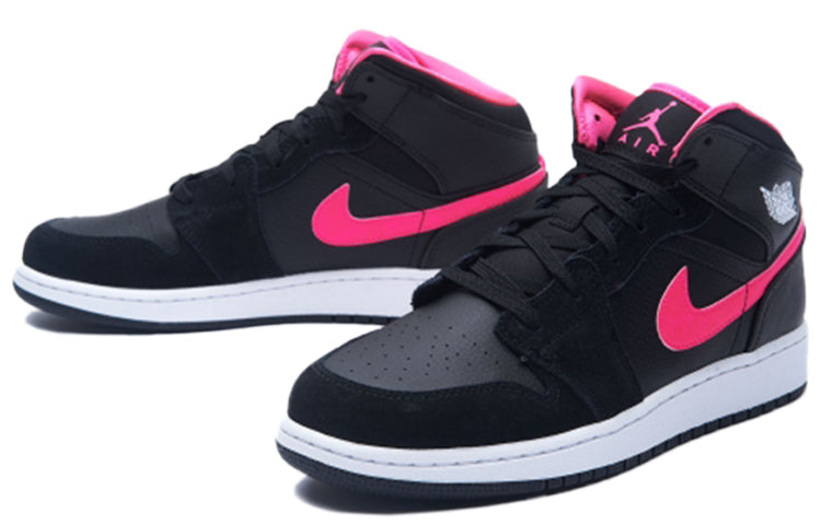 (GS) Air Jordan 1 Retro Mid 'Hyper Pink' 555112-039
