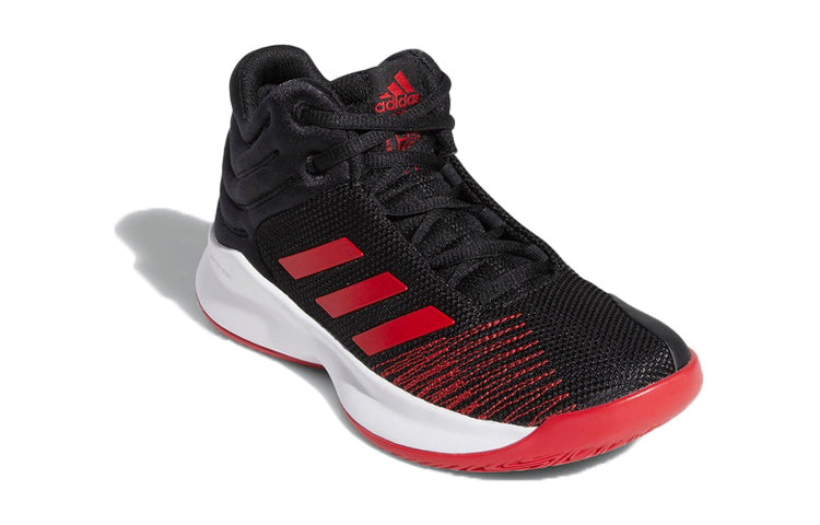 (PS) adidas Pro Spark 2018 K Wide 'Black Scarlet' BB9146