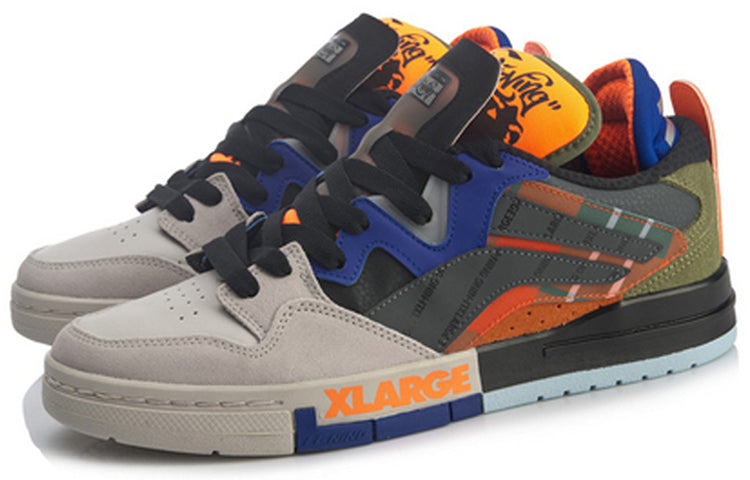 Li-Ning Classic Skateboarding Low x Xlarge 'Grey Orange' AGCQ383-1