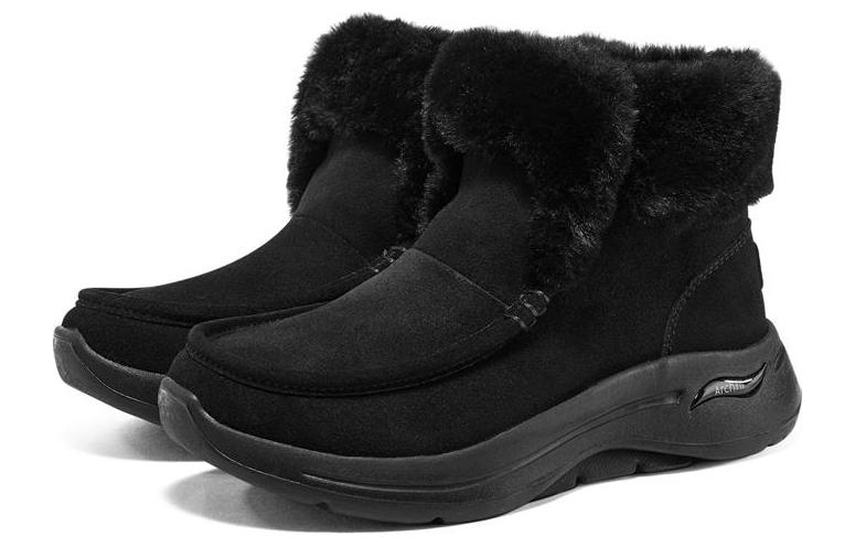 (WMNS) Skechers Go Walk Arch Fit 'Black' 144423-BBK