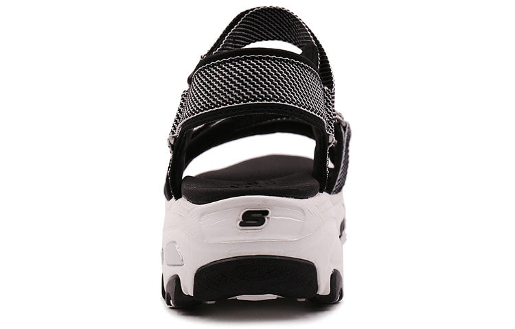 (WMNS) Skechers D Lites Sandals Black 31657-BLK