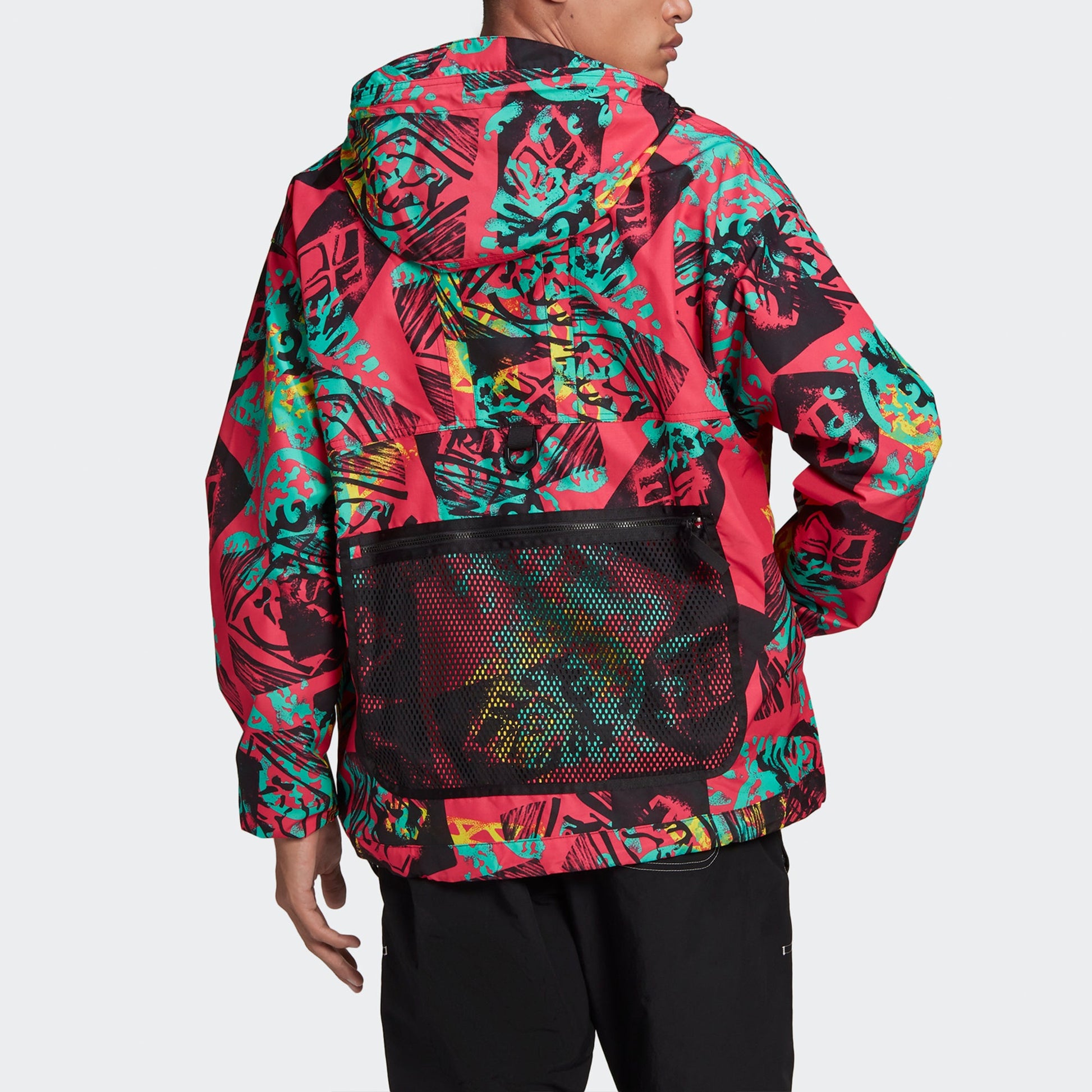 adidas originals Adv Mesh Wvn Wb Retro Printing Hooded Jacket GN8855