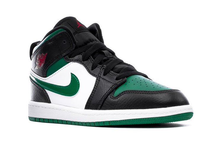 (PS) Air Jordan 1 Mid 'Black Pine Green' 640734-067