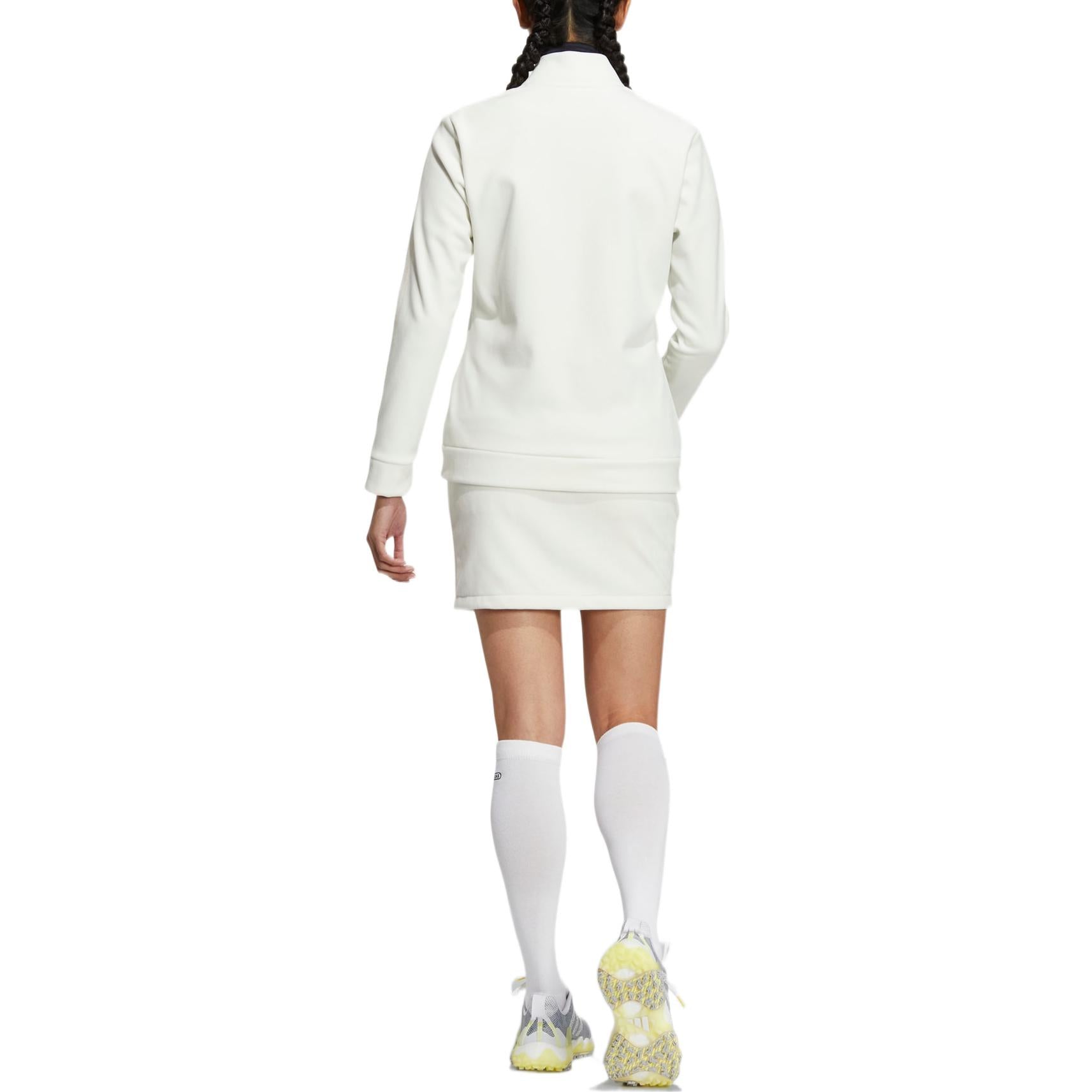 (WMNS) adidas 3-Stripe  Two-Piece Long Sleeve Suit Asia Sizing 'White' HG8273