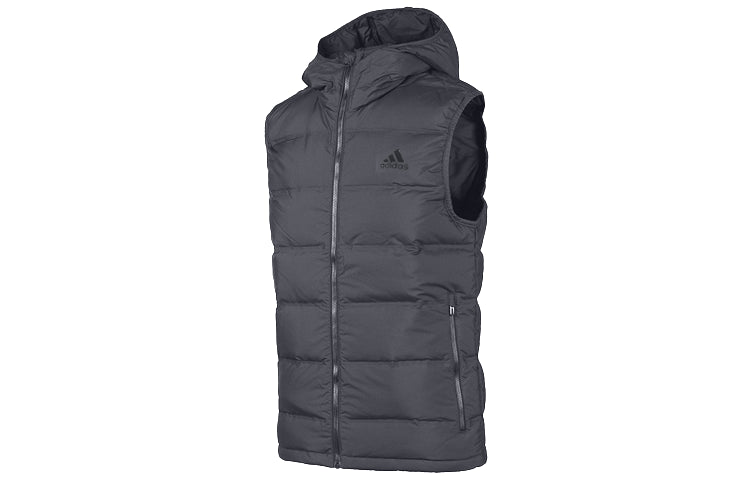 adidas Outdoor protection against cold Stay Warm hooded Down Vest Gray BQ2009