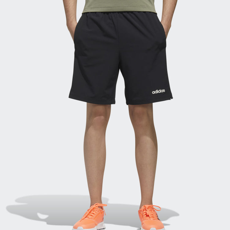 adidas neo Stripe Alphabet Logo Shorts Black FL0243