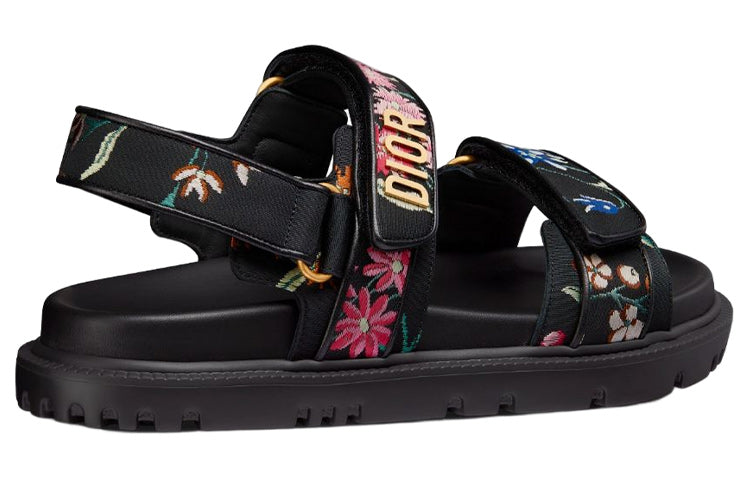 (WMNS) DIORact Sandal Black Multicolor KCQ549FWL_S900