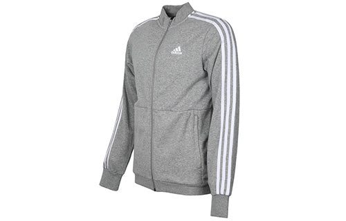 adidas Cm Tt Ft 3S Men's Sporty Crocheted Jacket Men's Grey DU6782