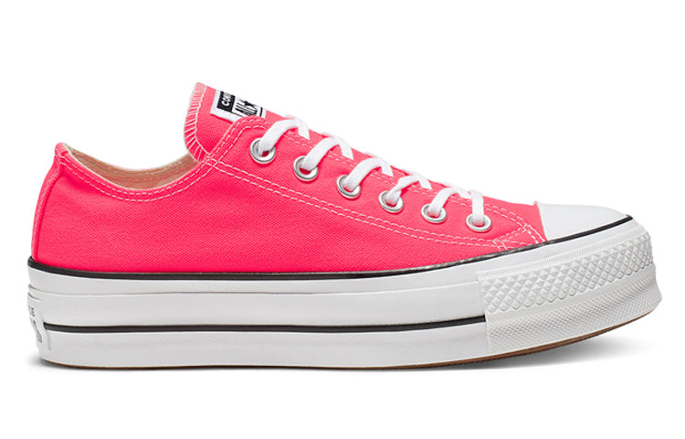 (WMNS) Converse Chuck Taylor All Star Clean Platform Low Top Thick Sole 'Red White' 565501C