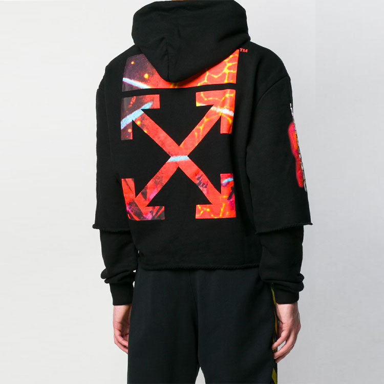 Off-White MENS SS19 Hands Street Style Plain Cotton Logo Black OMBB048S19D250161088