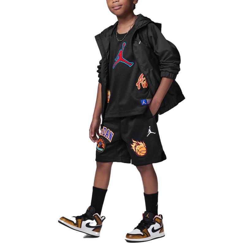 (PS) Air Jordan Patch Pack Shorts 'Black Multi' FV2714-010