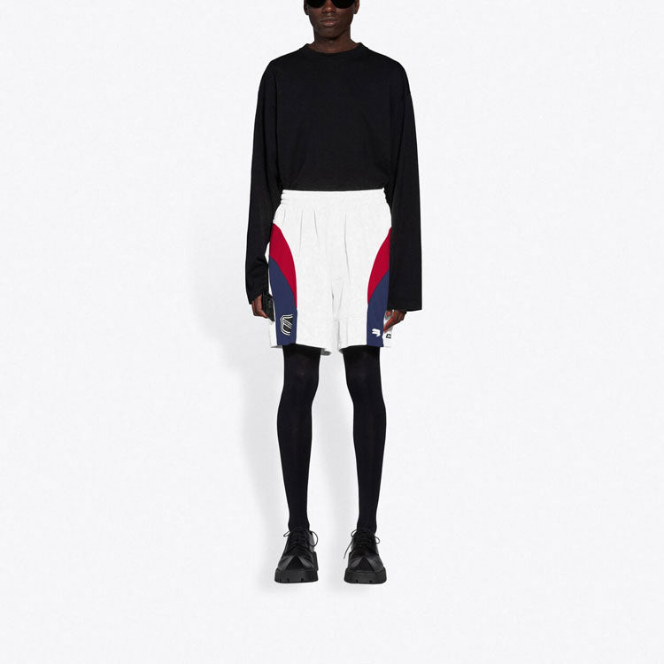 Balenciaga Logo Patch Hockey Short 'White' 657106TKV248090