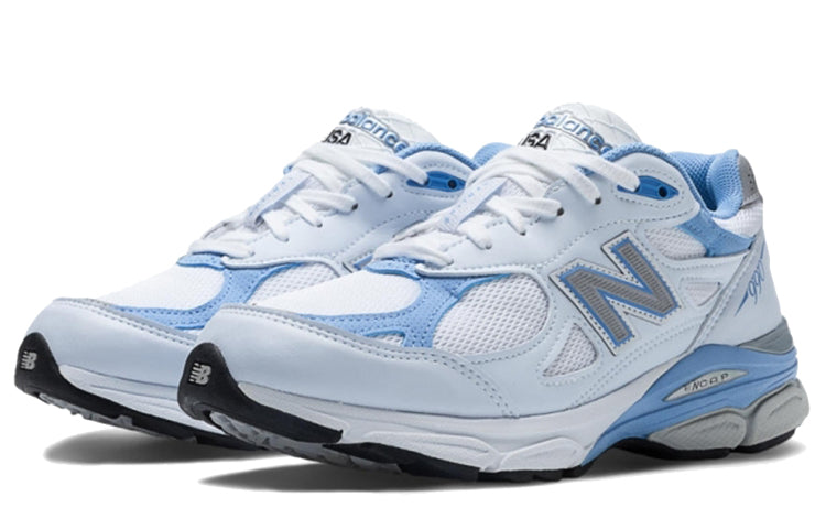 (WMNS) New Balance 990v3 Made In USA 'White Baby Blue' W990WB3