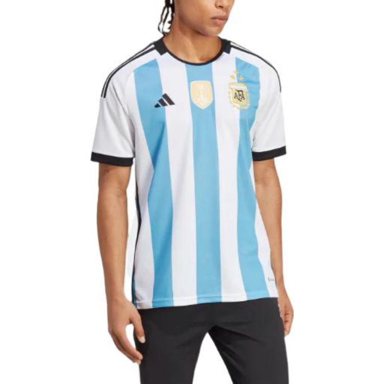 adidas White Argentina 22 Winners Home Jersey 'White Light Blue' IB3597