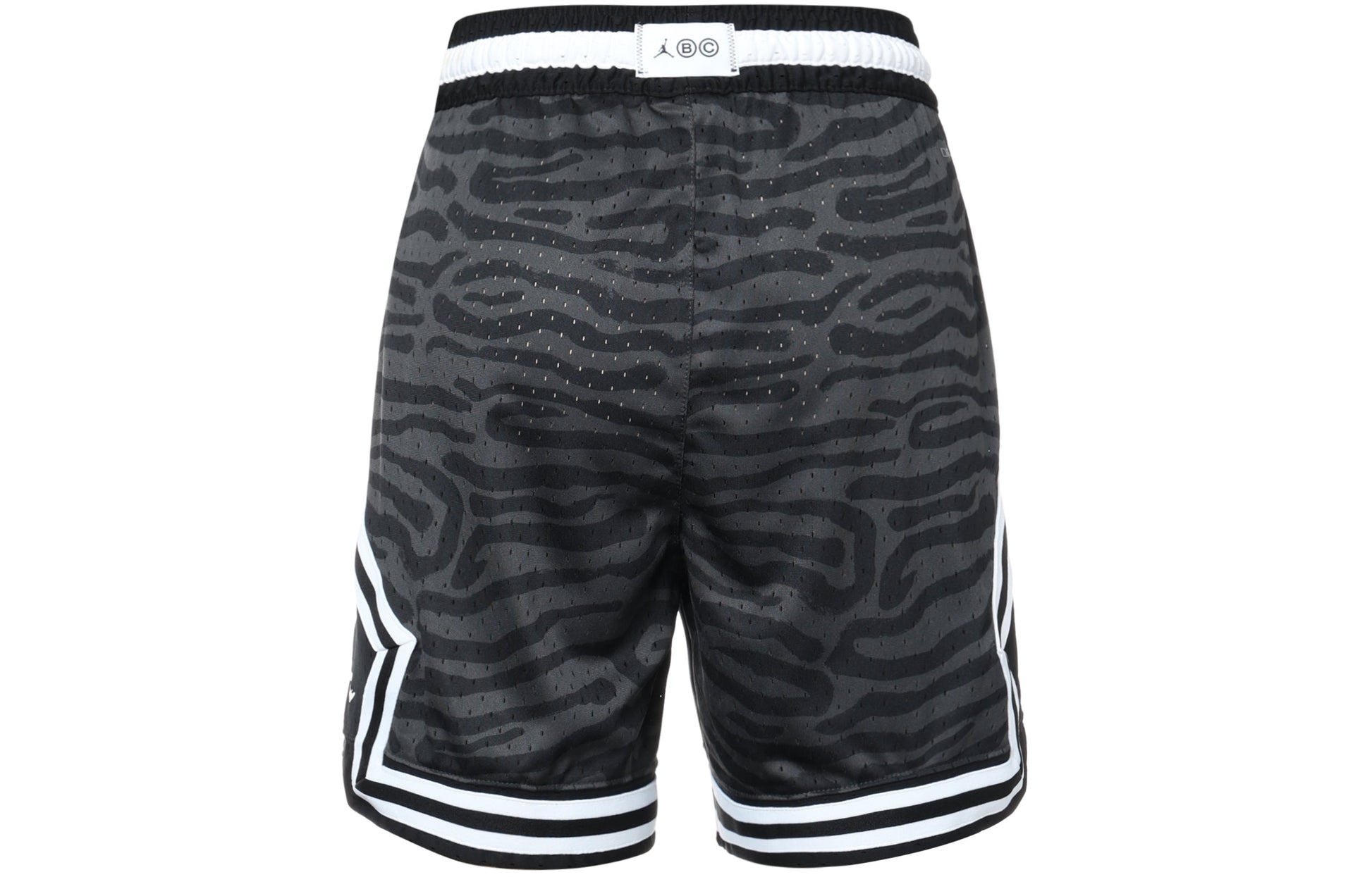 Air Jordan Dri-fit Sport BC Diamond Casual Sports Breathable Zebra Printing Shorts Black DM2819-010