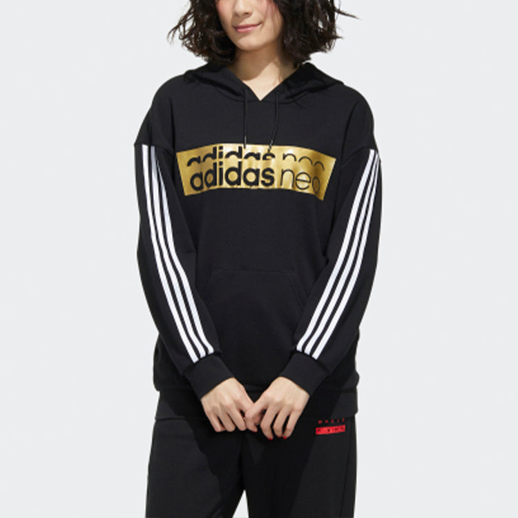 (WMNS) adidas neo Casual Sports Black GG3388