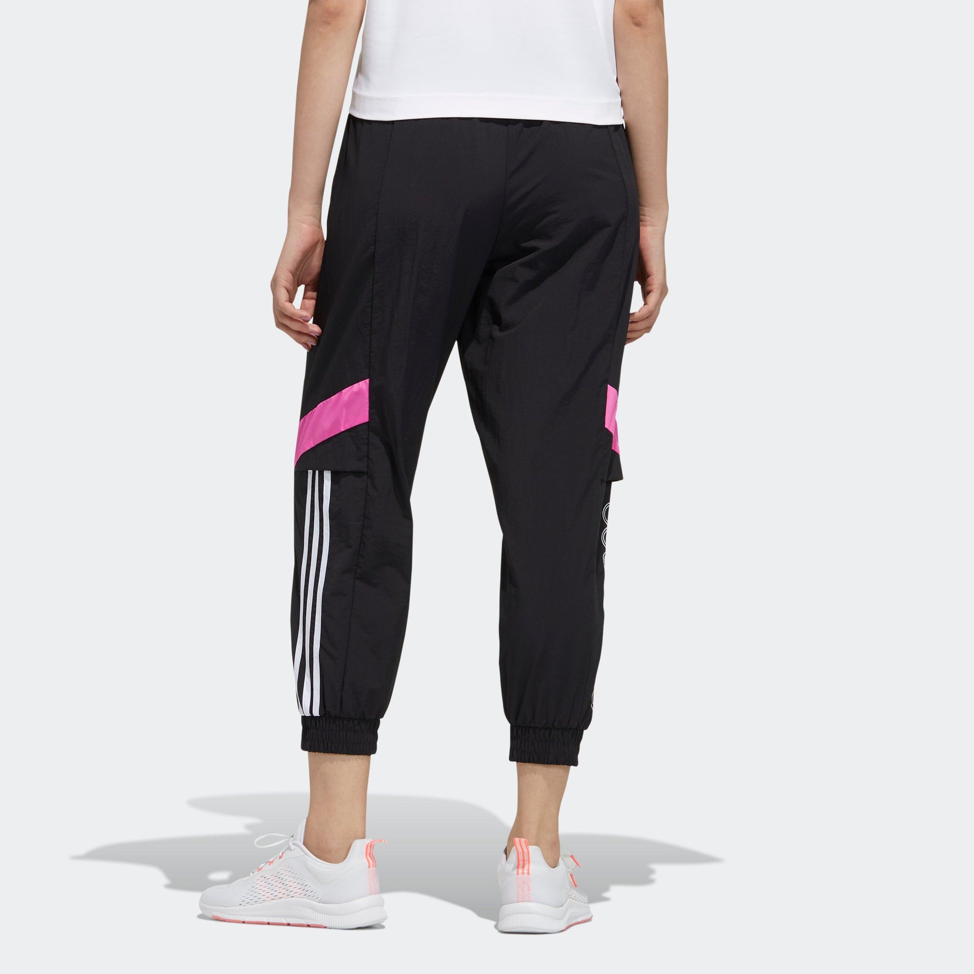 (WMNS) adidas Neo CS APR AL Pants 'Black Pink' GP5449