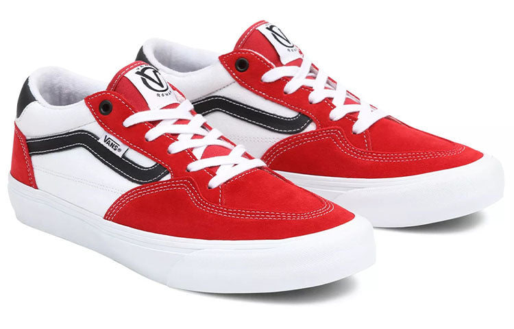 Vans Rowan Low Top Casual Skate Shoes Unisex Red White VN0A5JIC458