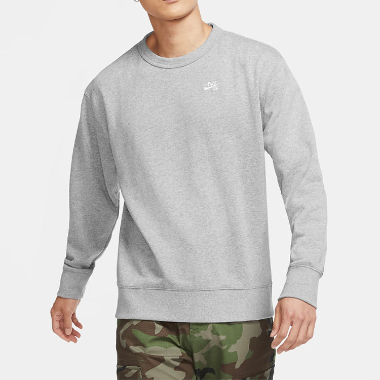 Nike SB Skateboard Round Neck Pullover dark grey Gray CK5124-063