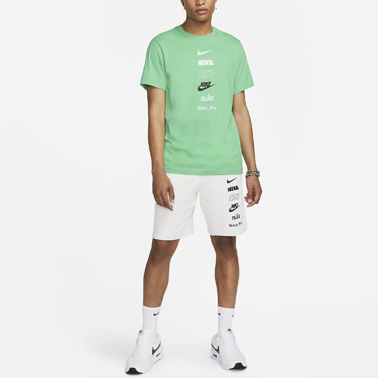 Nike Multi Logo T-Shirt 'Green' DZ2876-363