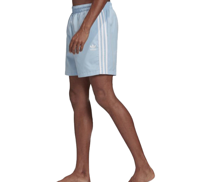 adidas originals 3 Stripe Swims Sports Shorts Blue FM9875