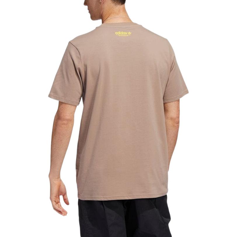 adidas Mettz World Peeps Short Sleeve Tee 'Chalky Brown Multicolor' HM9359