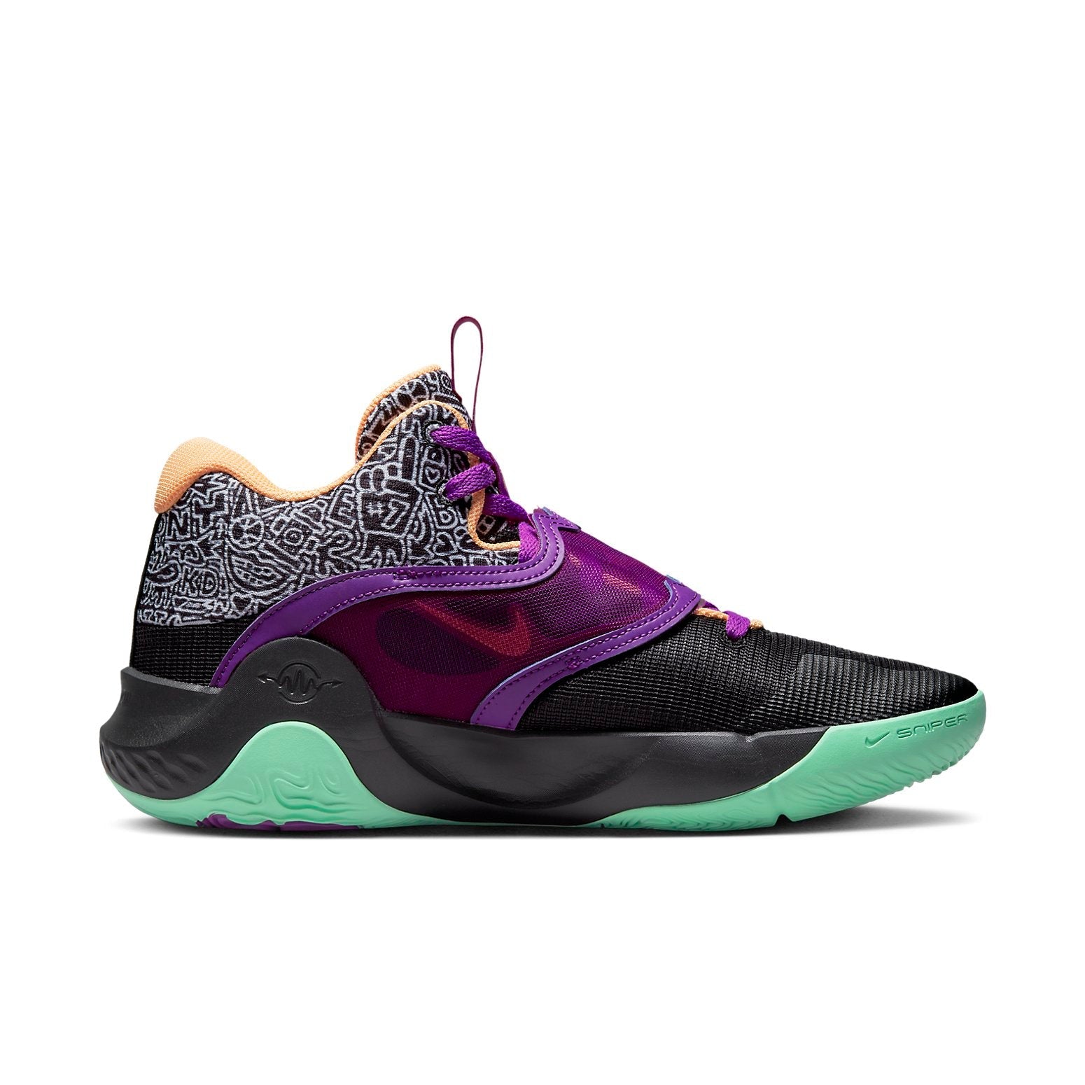 Nike KD Trey 5 X 'Black Purple' DD9538-013