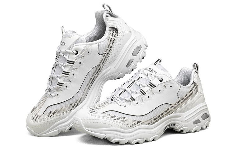 Skechers D'lites 1.0 Running Shoes White/Black 237158-WBK