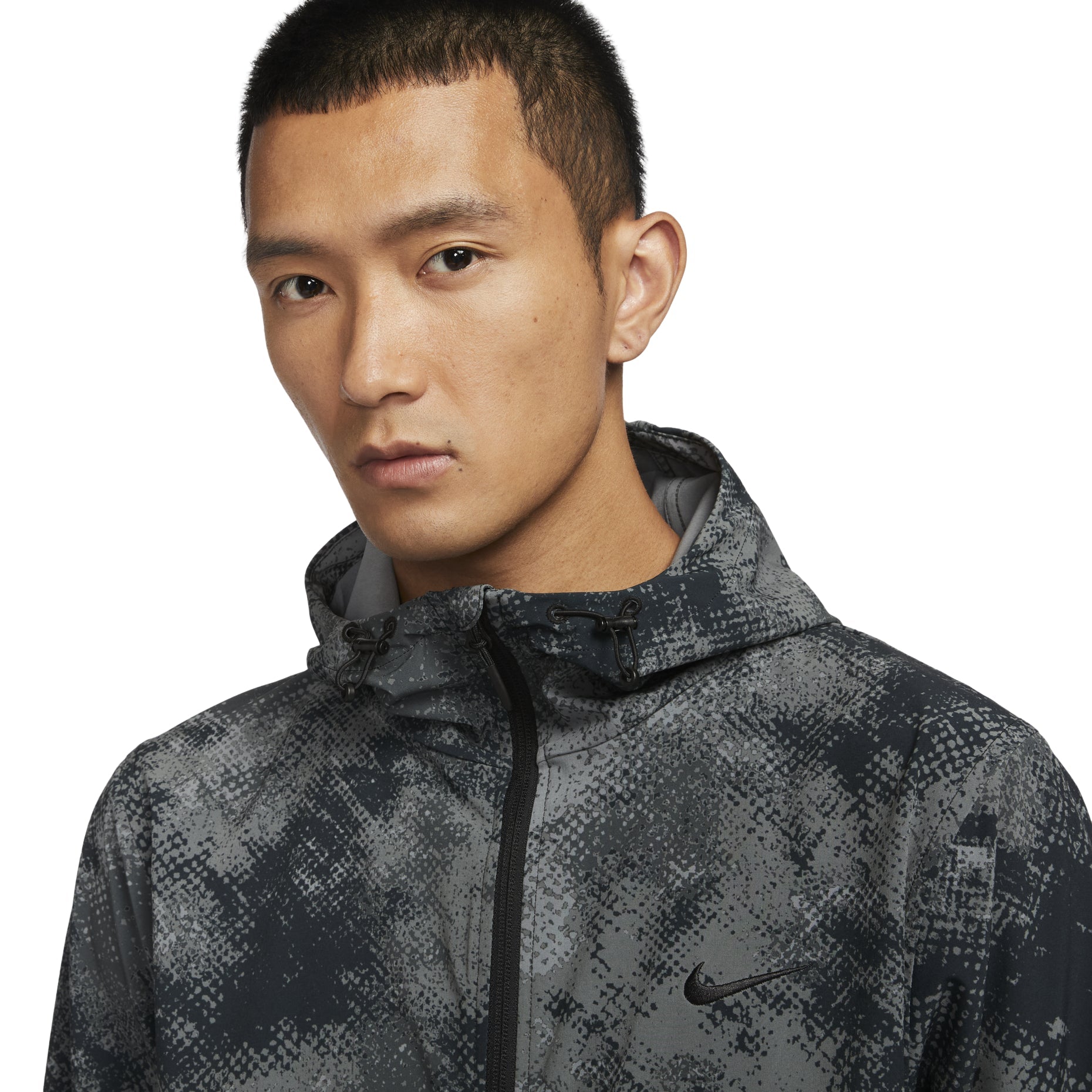 Nike Unlimited Jacket 'Grey Black' FZ1093-010