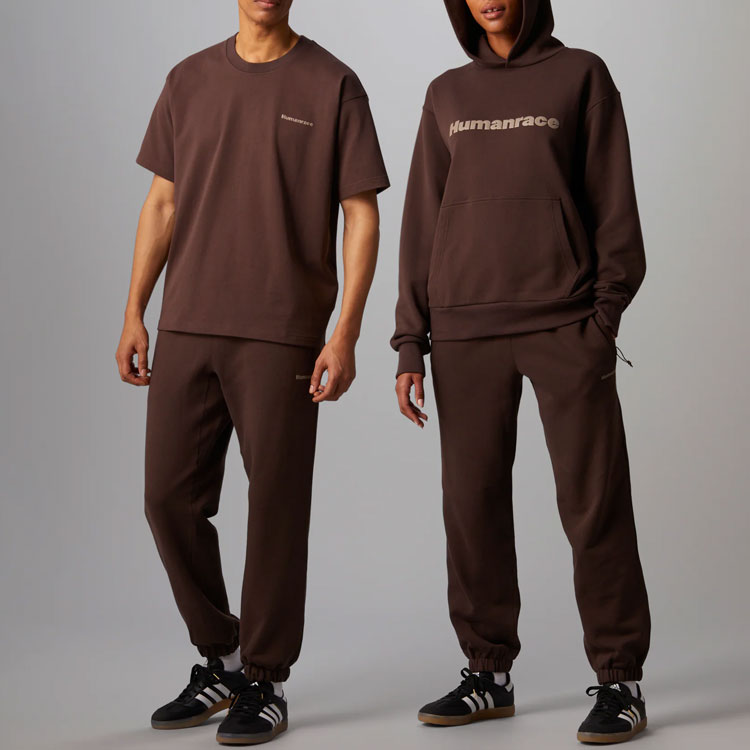 adidas x Pharrell Humanrace Small Logo Sweatpants 'Brown' HG1403
