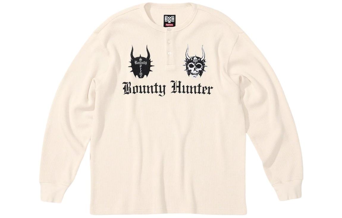 Supreme x BOUNTY HUNTER FW23 Week6 Thermal Henley Sweater 'Beige' SUP-FW23-113