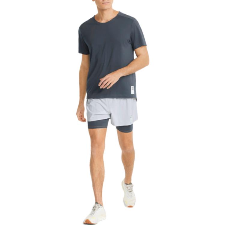 PUMA X First Mile 5" 2-In-1 Running Shorts 'White' 521408-72