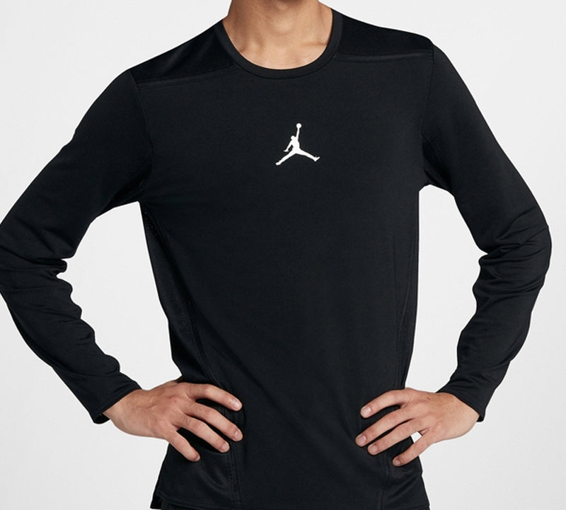 Air Jordan Ultimate Flight Basketball Long Sleeves Black 924561-010