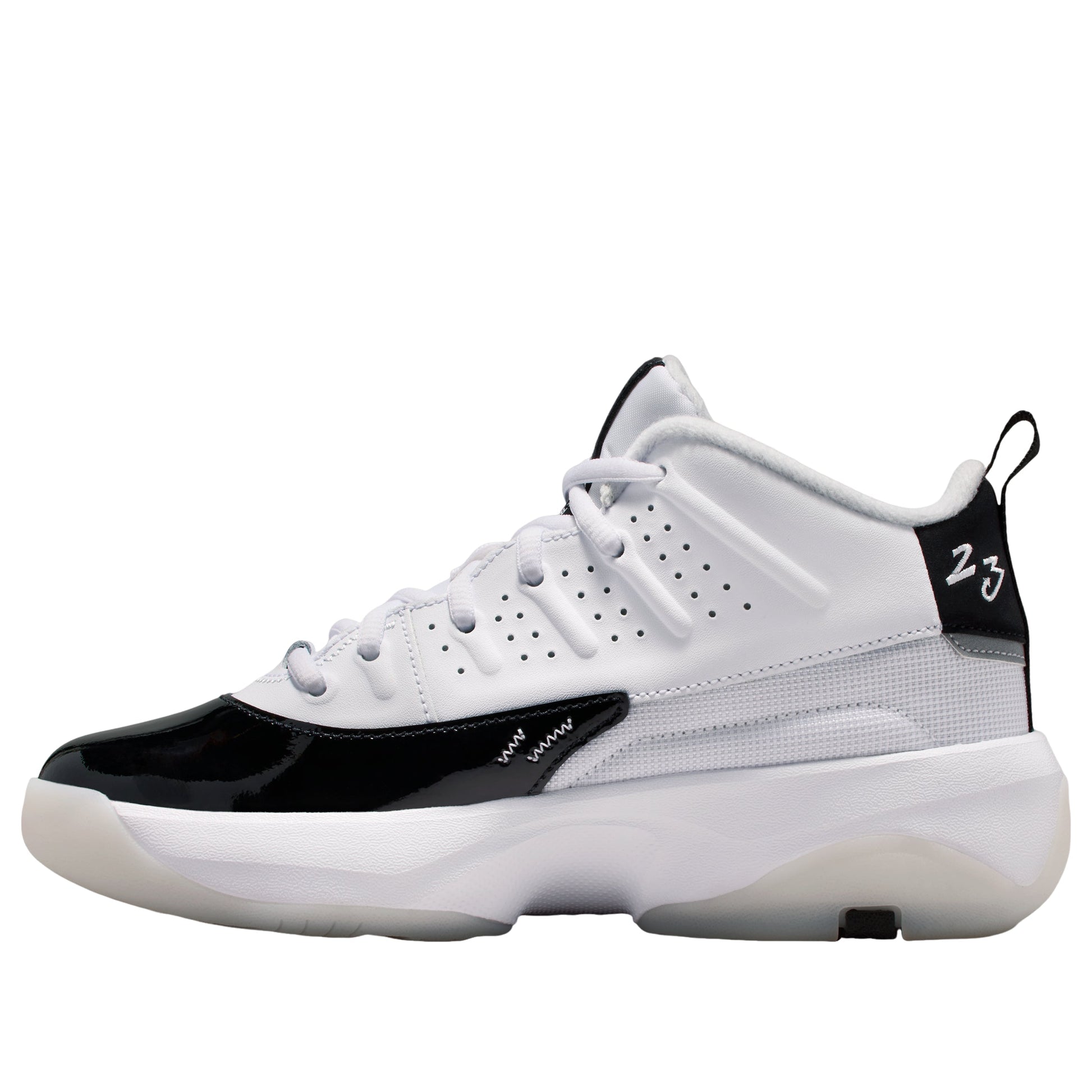 (GS) Air Jordan Max Aura 7 'White Summit White Black' HQ2089-100