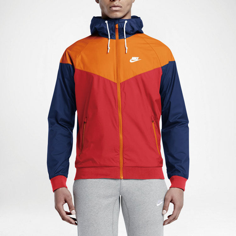 Nike As M Nsw Windrunner Colorblock Jacket 'Red yellow Blue' 727325-671