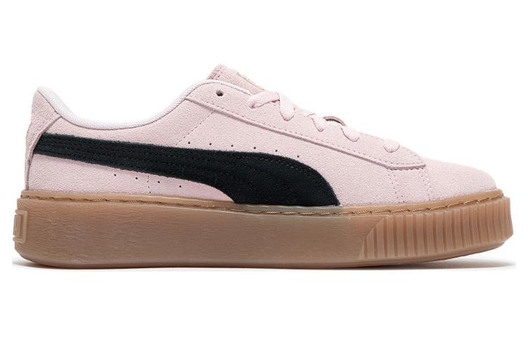 (WMNS) PUMA Suede Platform Shoes 'Pink Black Gum' 397233-05