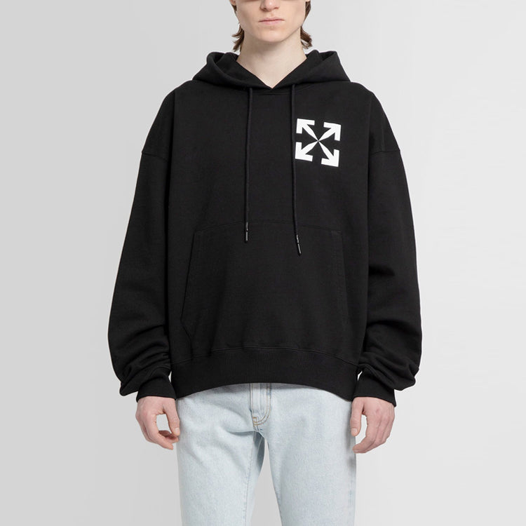Men's Off-White SS22 Kangaroo Pocket Arrow Large Autumn Black OMBB037C99FLE0021001
