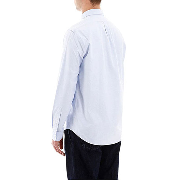 Men's KENZO Pattern Logo Long Sleeves Shirt Sky Blue FA55CH-4001LD