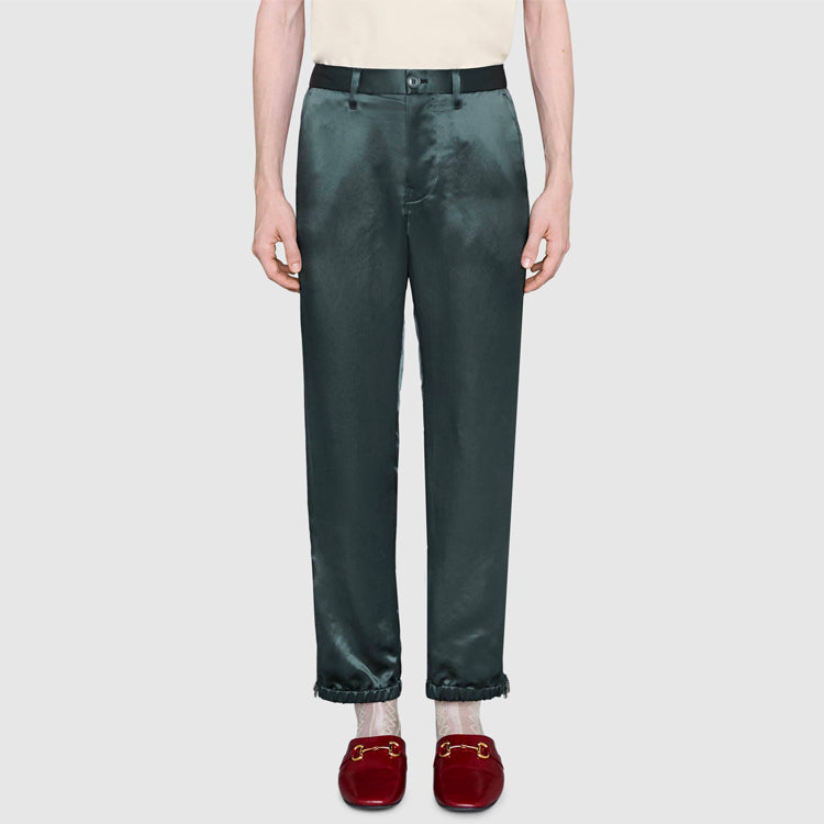 Gucci Acetate Relaxed Trousers 'Dark Grey' 591055-Z791A-1071