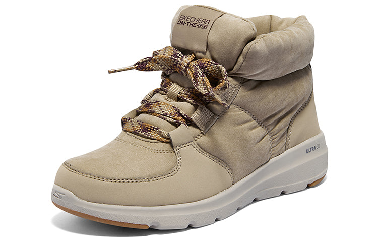 (WMNS) Skechers Glacial Ultra 'Tan' 144194-TAN