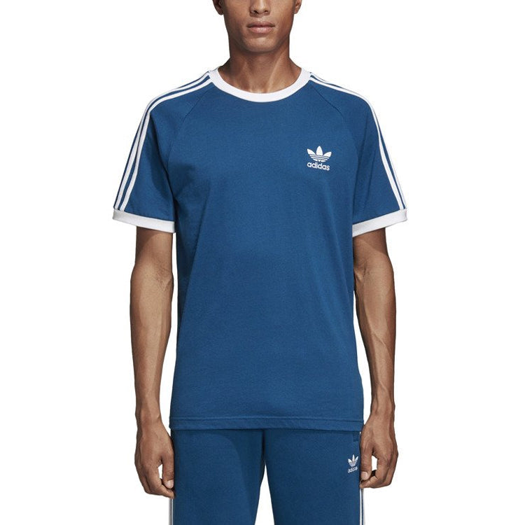 adidas originals Minimalistic Round Neck Sports Royal blue DV1564