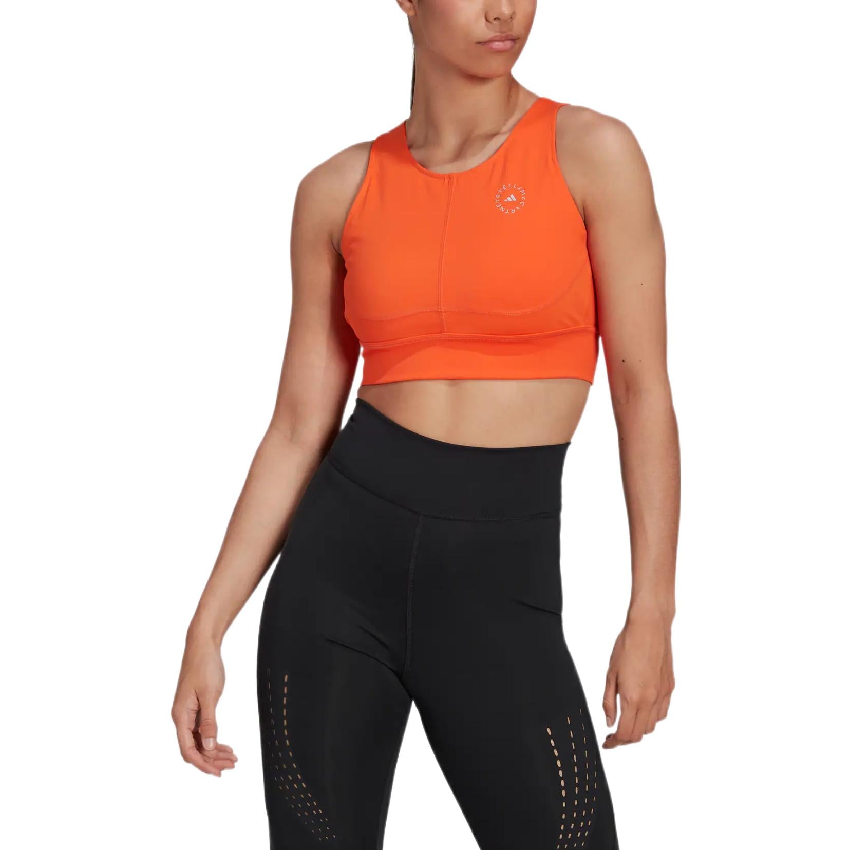 (WMNS) adidas by Stella McCartney Training Crop Asia Sizing 'Orange' HG6869