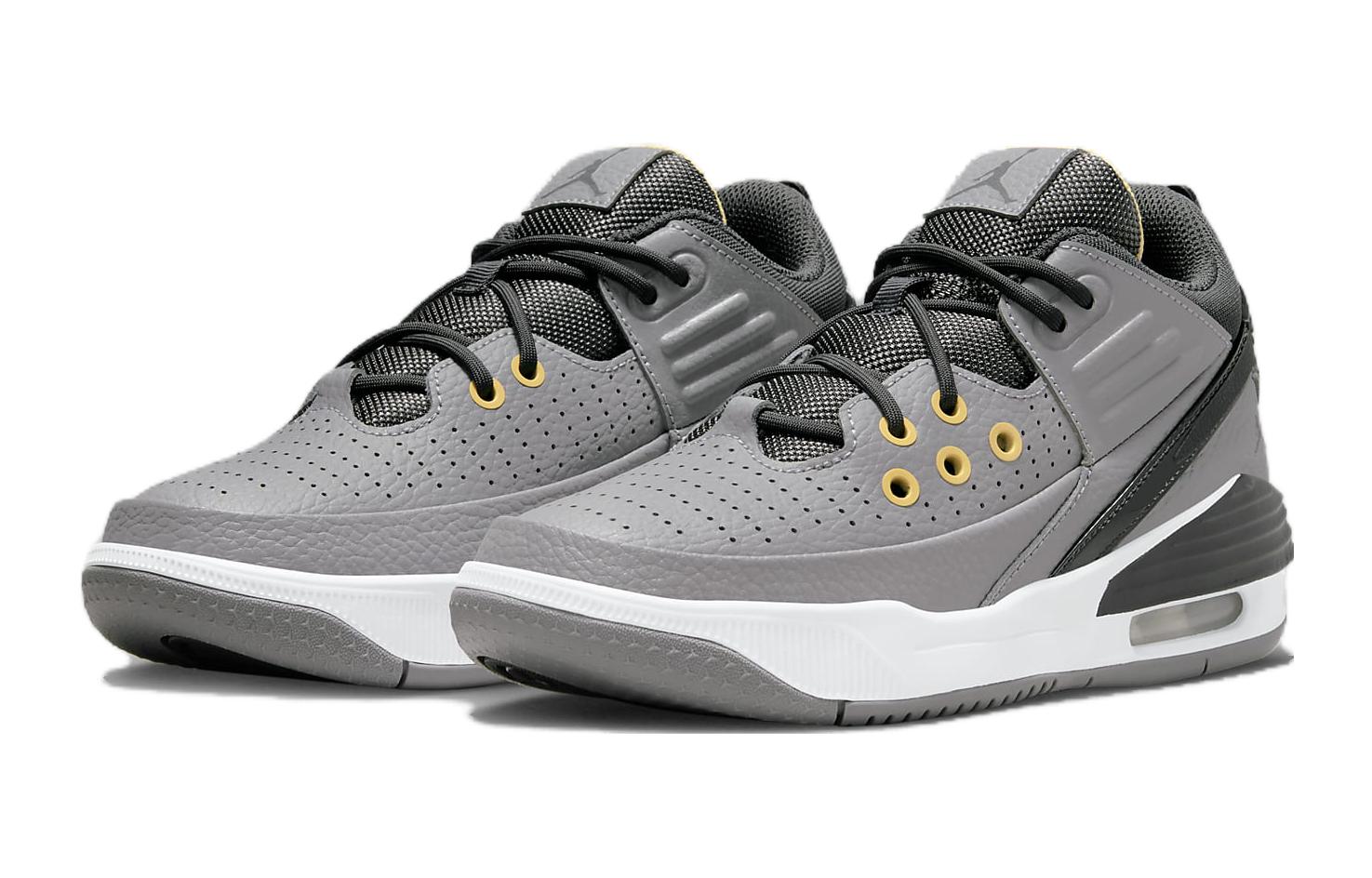 (GS) Air Jordan Max Aura 5 'Cement Grey Gold' DZ4352-007