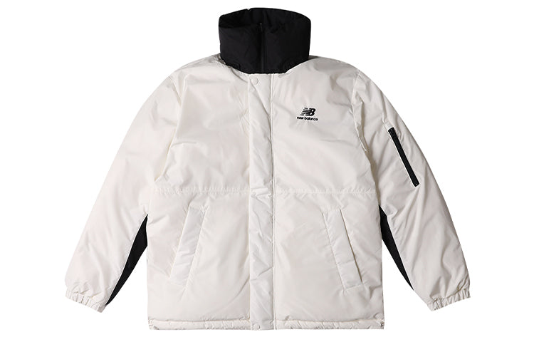 New Balance Winter Warm Puffer Jacket Asia Sizing 'White Black Red' NPA43013-BUR