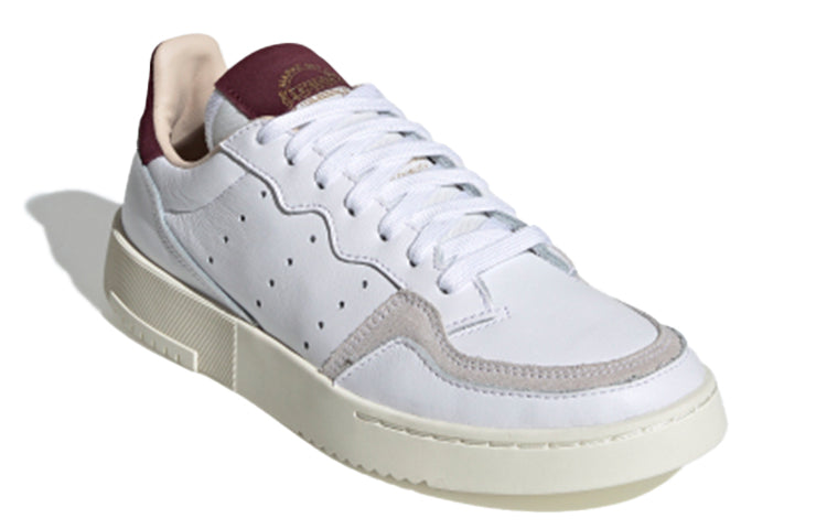 (WMNS) adidas Supercourt 'White Burgundy' EF9225