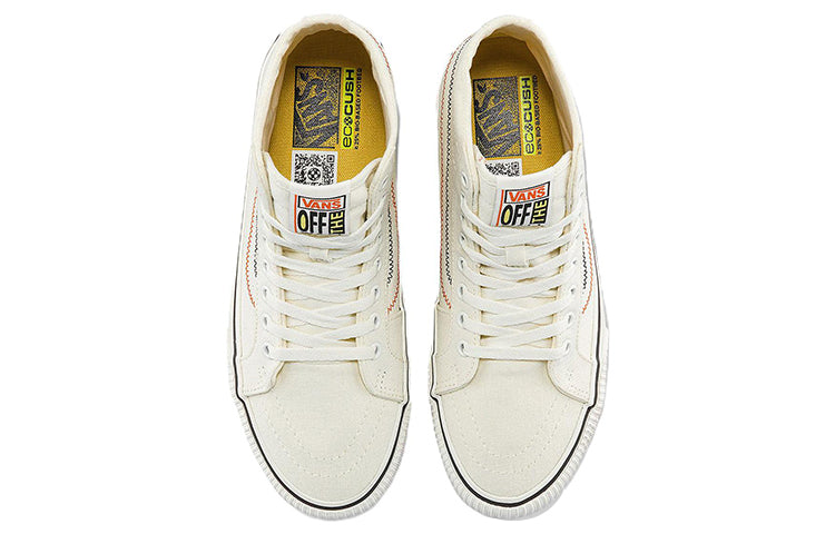 JUJU Surf Club x Vans SK8-HI 'White Orange Black' VN0A4BX6YQ1