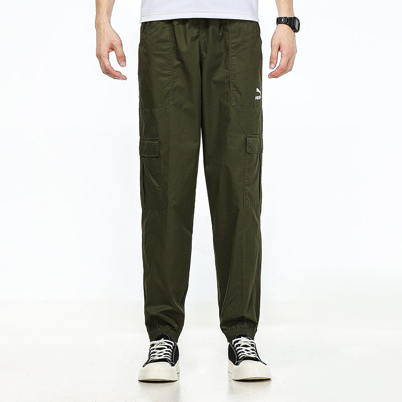 PUMA Classics Cuff Trousers 'Olivegreen' 533101-44